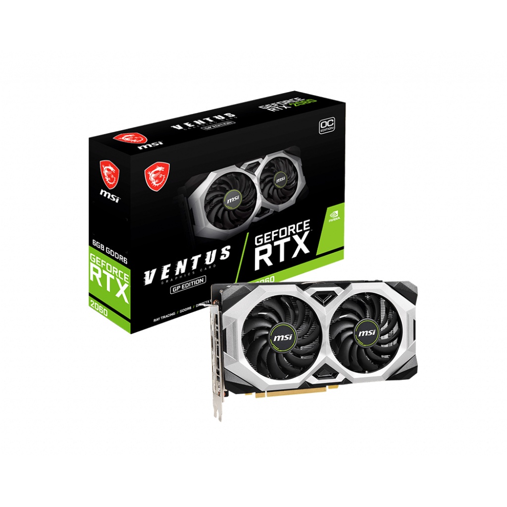 VGA MSI GeForce RTX2060 VENTUS GP OC NVIDIA RTX 2060