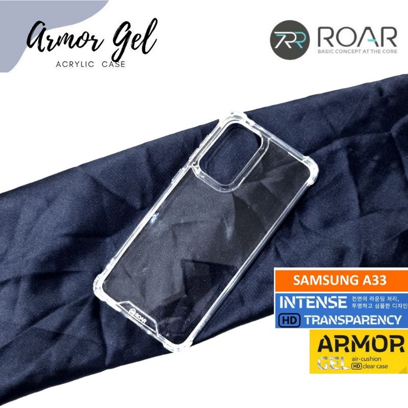 Case Samsung Galaxy A33 5G / A23 5G 4G / A13 4G Casing Armor Airbag Acrylic Anticrack ROAR