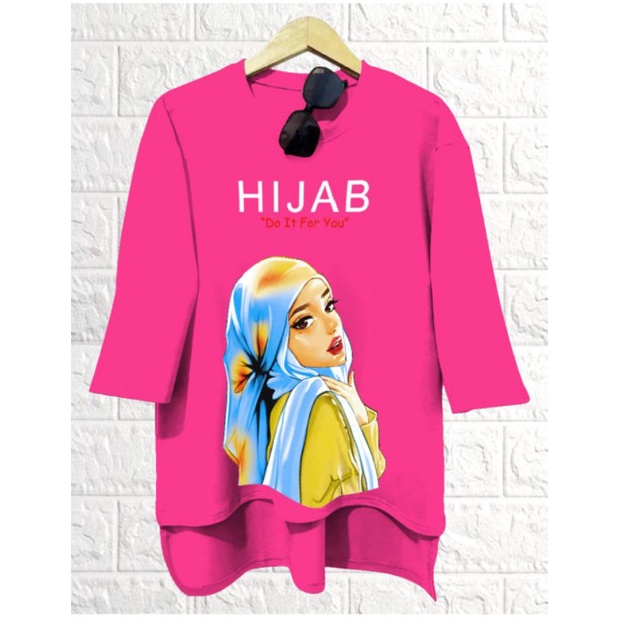 KAOS OVERSIZE VISTABERRY HIJAB KERUDUNG