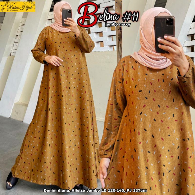 baju jumbo melar belina ld120_150 Siena Aurel line dress