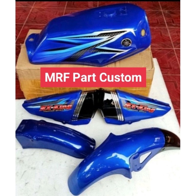 Body Set RX KING Body Set 1 Set Fullset RX-KING Rx King Biru 2005 Glossy