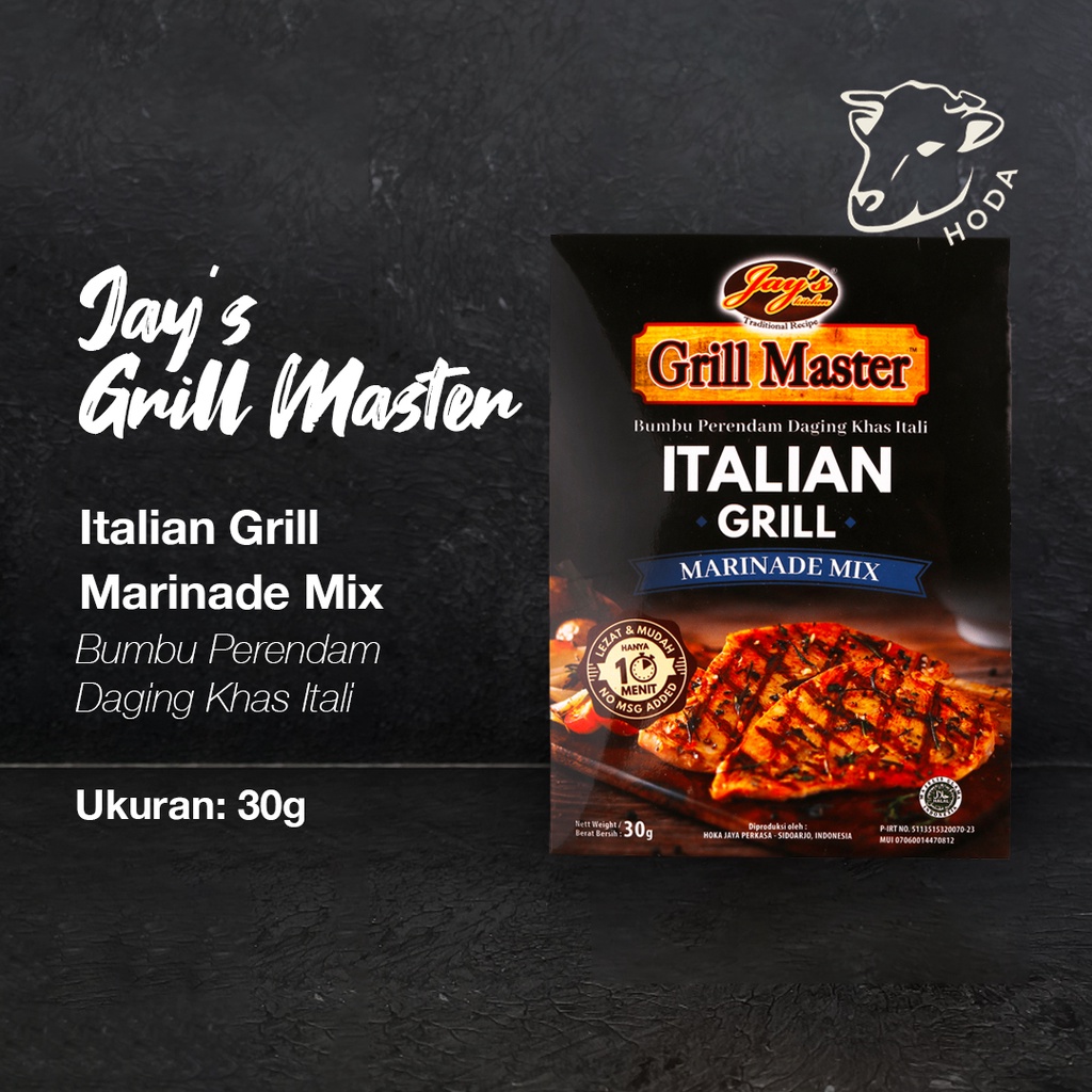 

Jay's Grill Master Italian Grill Marinade Mix 30g