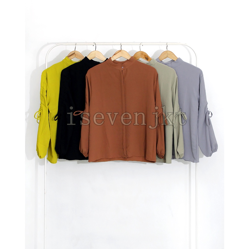 iseven p BLOUSE AIRFLOW CRINKLE | GAVI LENGAN SERUT CRINKLE BLOUSE