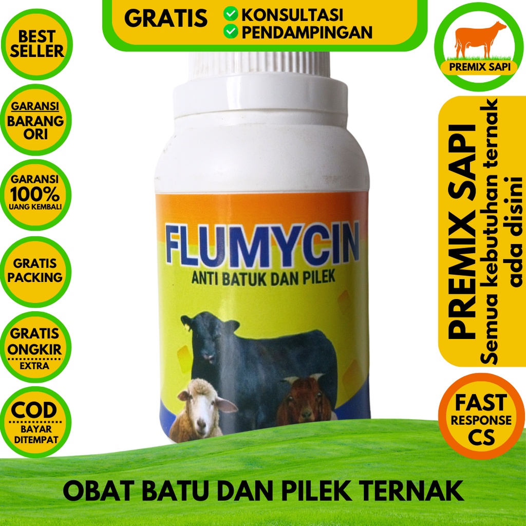 Jual FLUMYCIN 100ml - OBAT AMPUH FLU BATUK PILEK sapi kambing domba ...