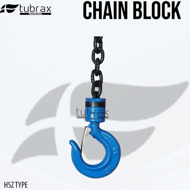 Tubrax Chain Block 2 Ton X 5Meter Lifting Hoist Takel Katrol Listrik