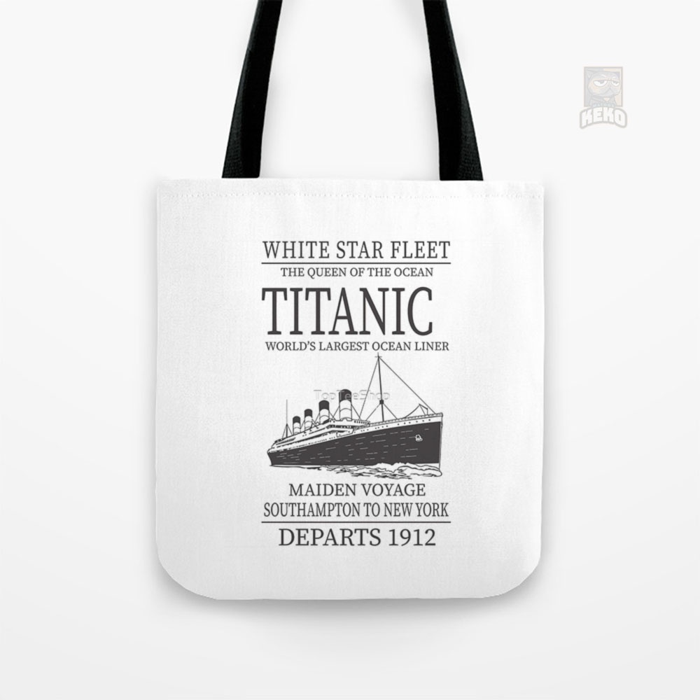 Tote Bag Kanvas Titanic Vintage