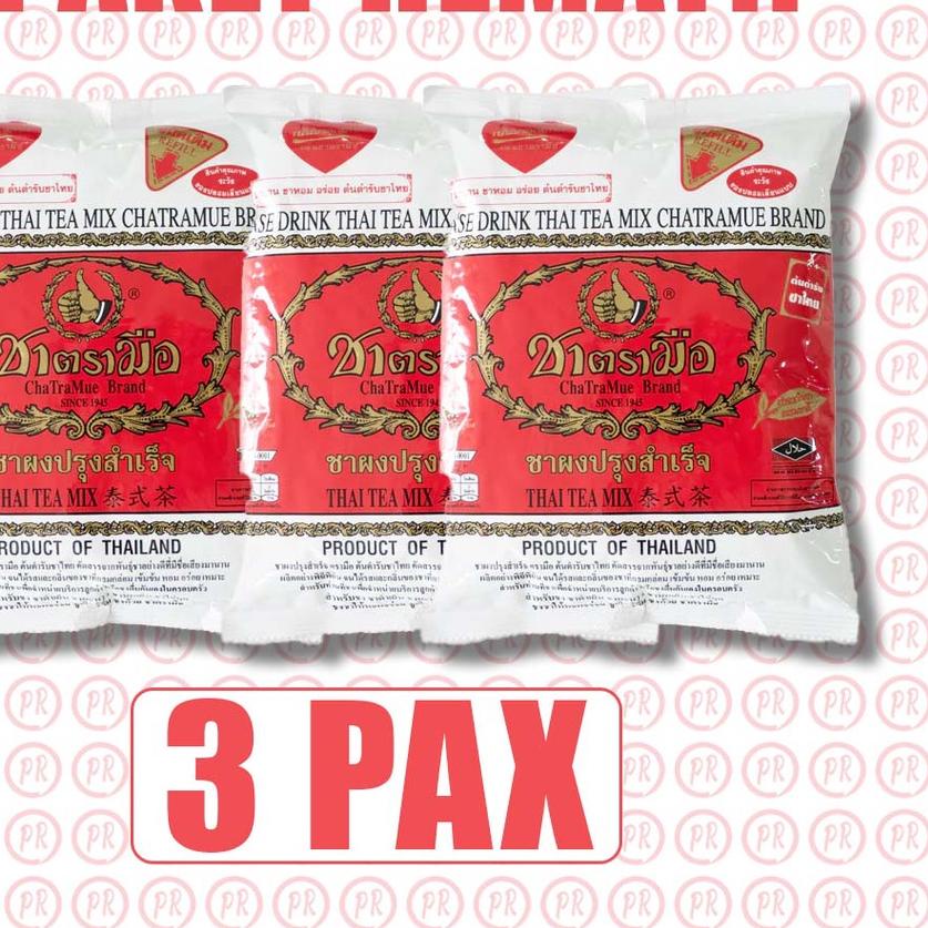

➬ PR PAKET HEMAT THAI TEA ORIGINAL CHATRAMUE BRAND 400gr 3pack ➩