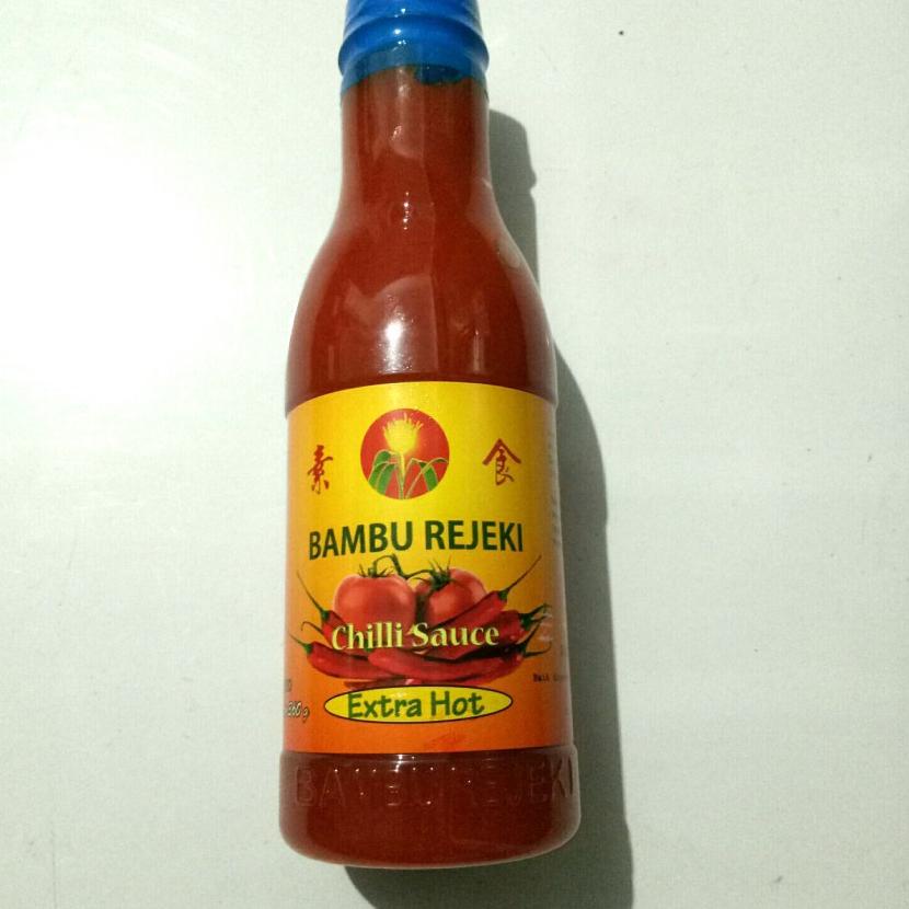 

Id2y2Xm vegetarian bambu rejeki chili sauce extra hot/super hot/saus sambel/sambal vegan