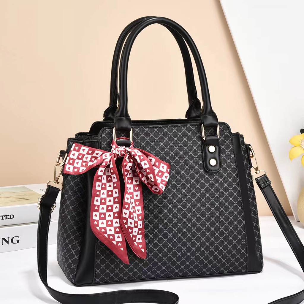 MV_Marvelouz MV303576 Tas HANDBAG Motif Wanita Elegant Ada Talpan+Syal Cantik Terbaru 1kg bisa 1 tas supplier tas import BQ3576