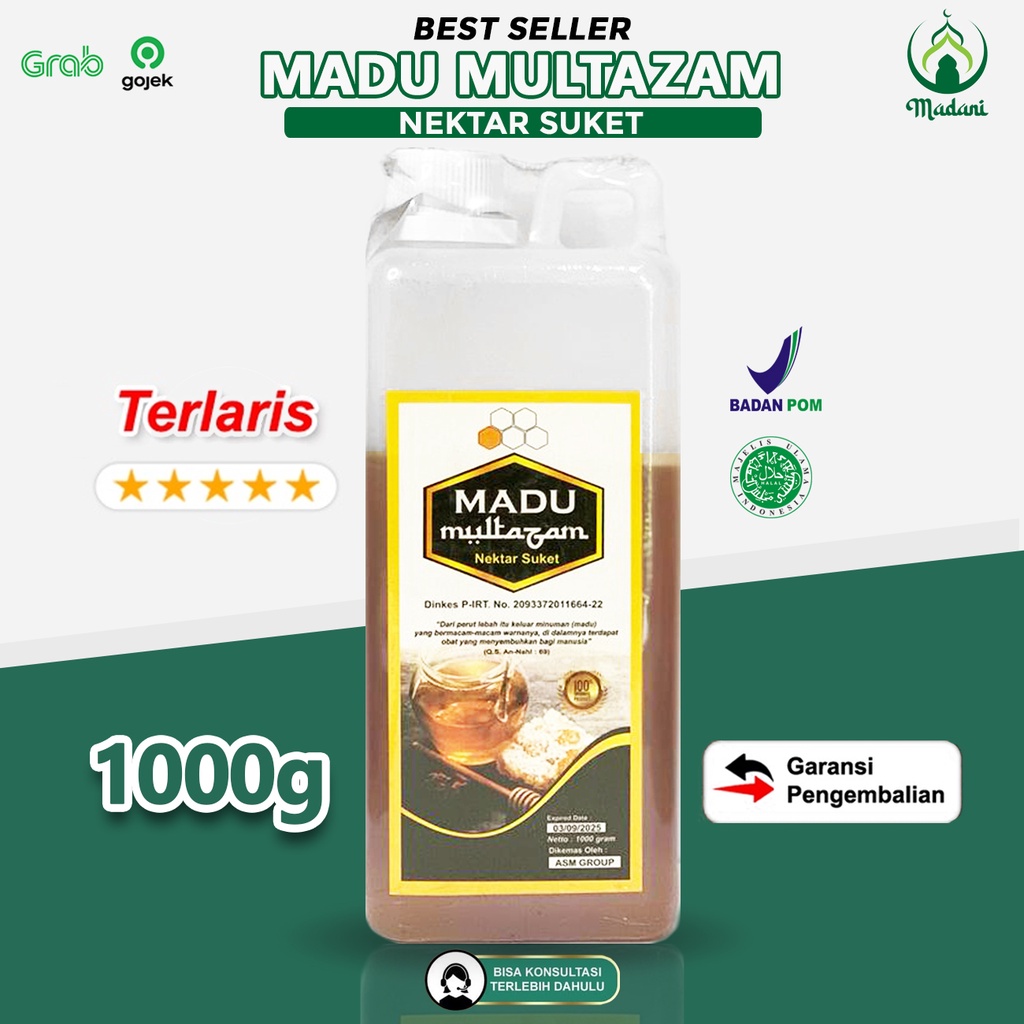 

Madu Asli Multazam Nektar Suket 1kg