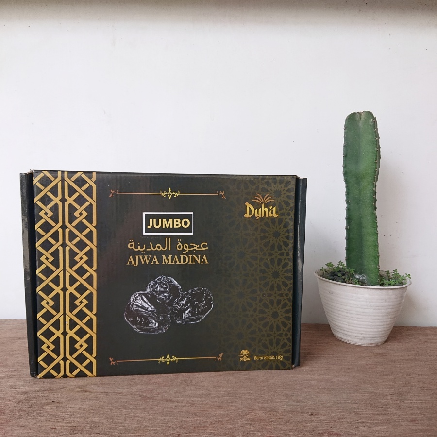 KURMA AJWA JUMBO NATURAL PRODUK 1 KG ORIGINAL MADINAH