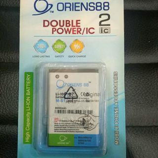 Baterai Double Power BB9700 BB9780 BB9000 BOLT MS-1 3000mAh Oriens 88