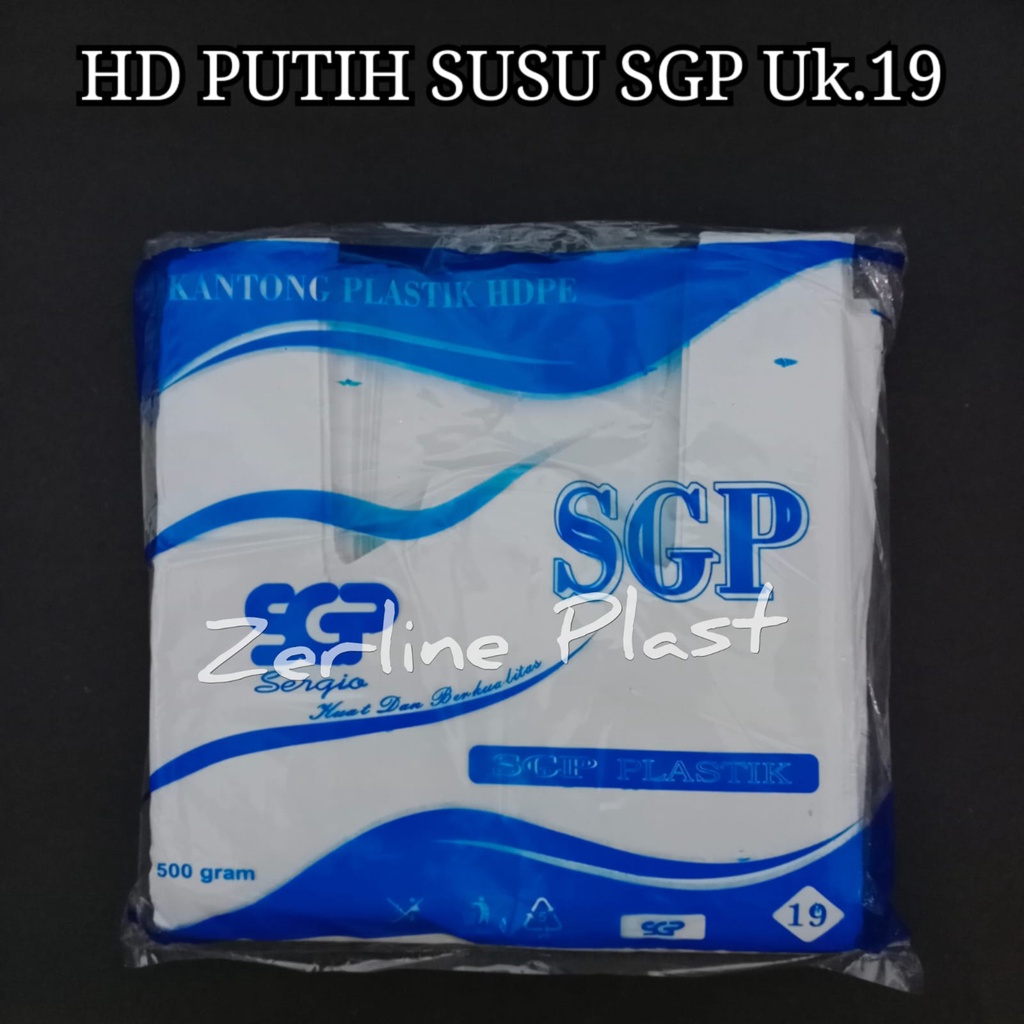 Kantong Plastik SGP PUTIH SUSU @±500gram