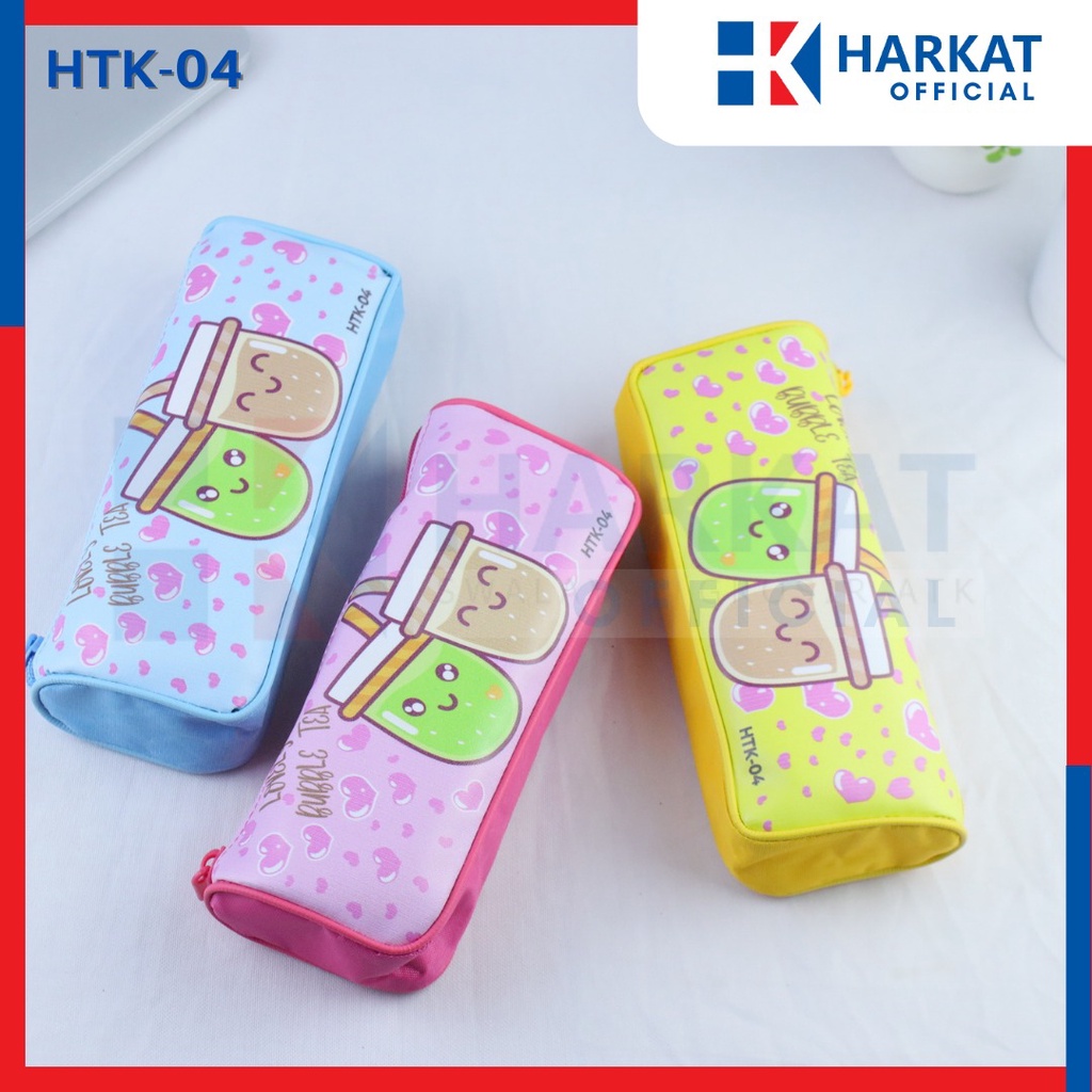

kotak pensil alat tulis boba tempat pensil motif boba lucu