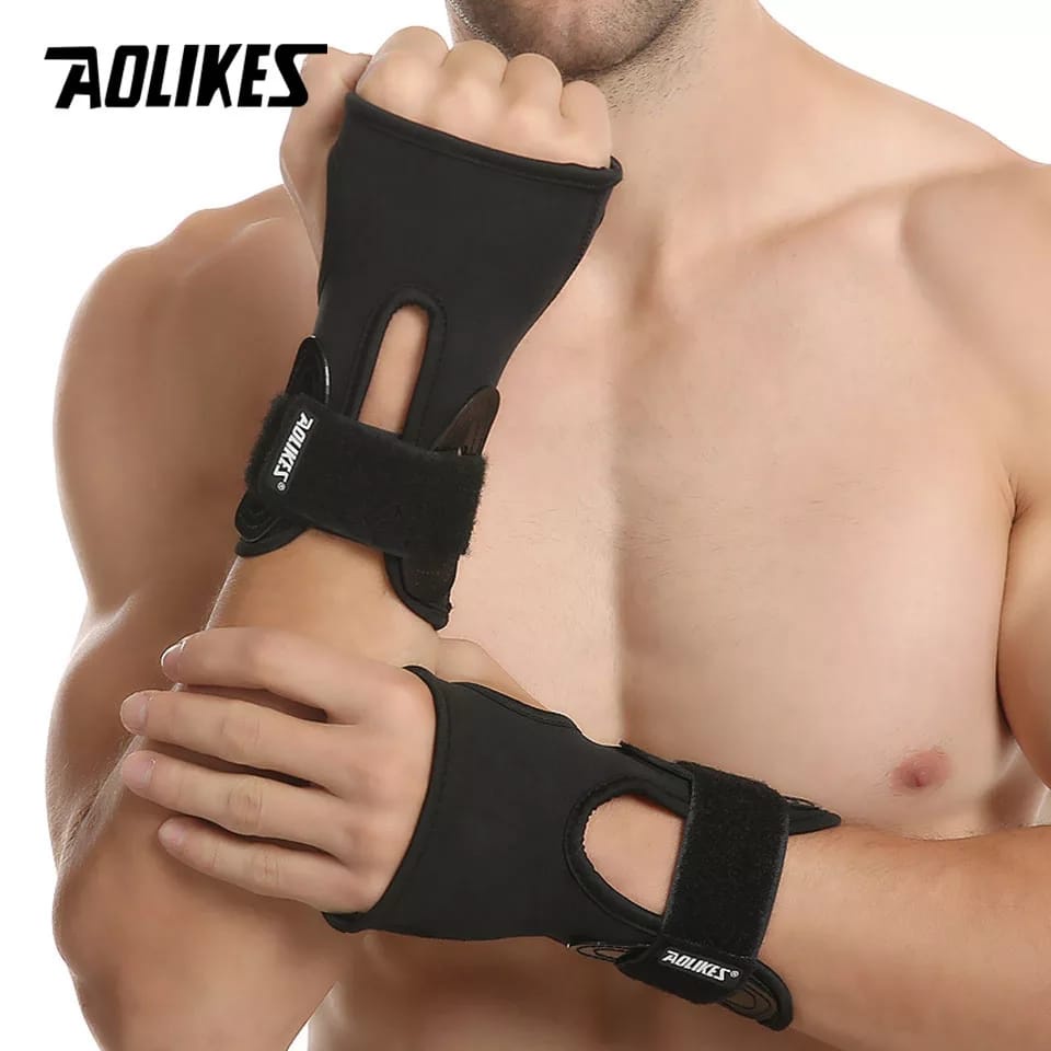 (COD) AOLIKES 1685 Hand Wrist Band Wrap Pelindung Pergelangan Tangan Carpal Tunnel Wrist Support