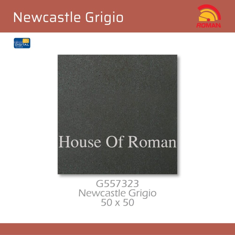 ROMAN KERAMIK NEWCASTLE GRIGIO 50X50 G557323 (ROMAN HOUSE OF ROMAN)