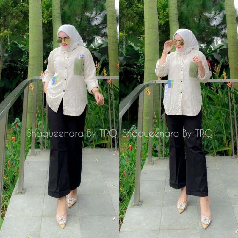 set celana shaqueenara by trq