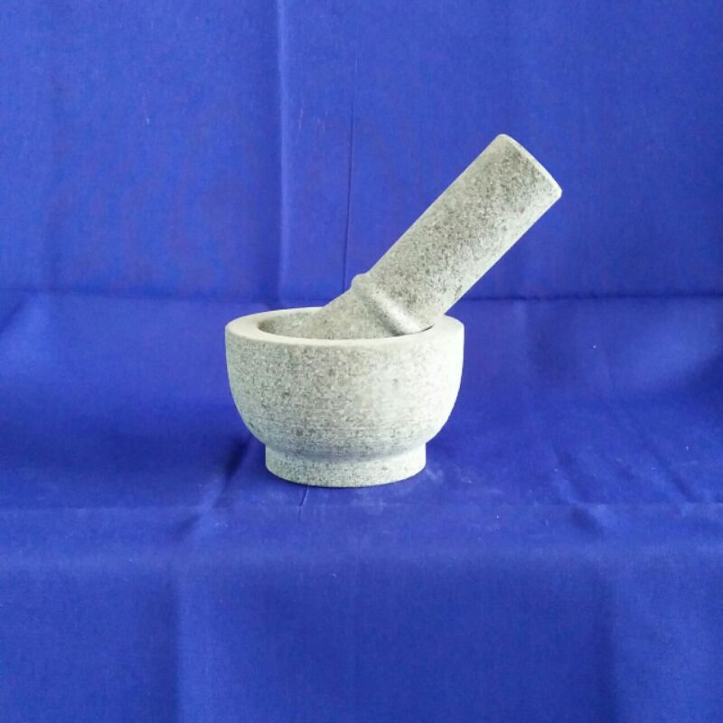 Lumpang alu marmer Ulek ulekan marmer Tumbukan obat marmer  asli