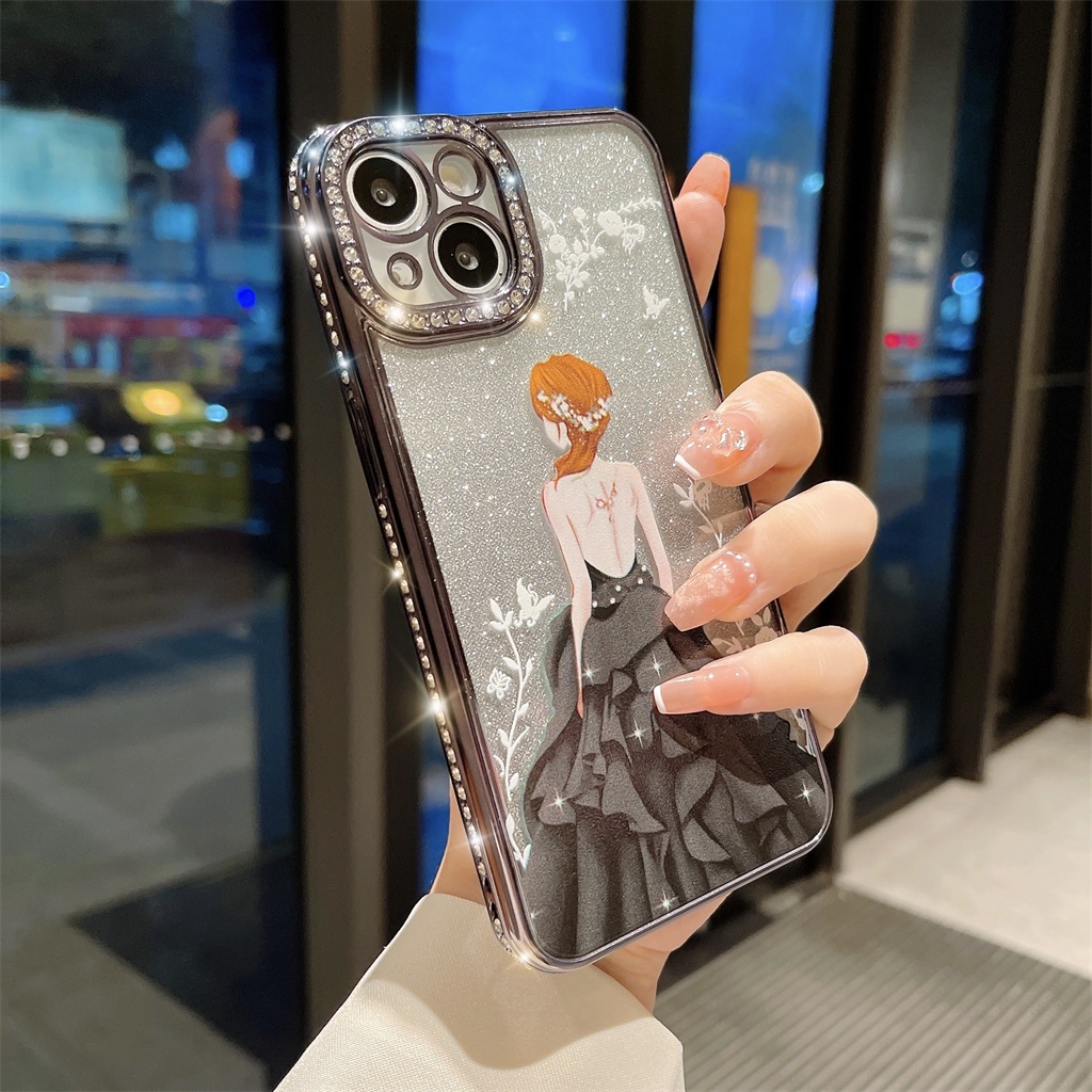 Soft case Pelindung Lensa Kamera Bahan TPU Tahan Banting Untuk iphone 14 pro max plus 13 12 11 pro max