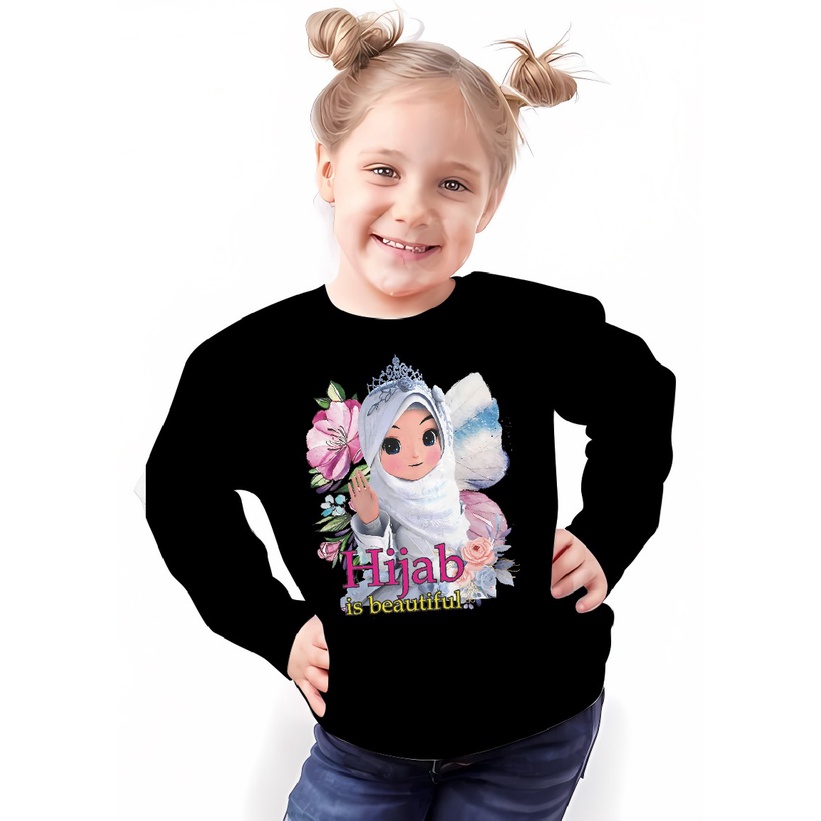 Atasan sweater anak-anak/ Fashion anak-anak cewek/ New Fashion anak-anak perempuan / Pakaian Baju an
