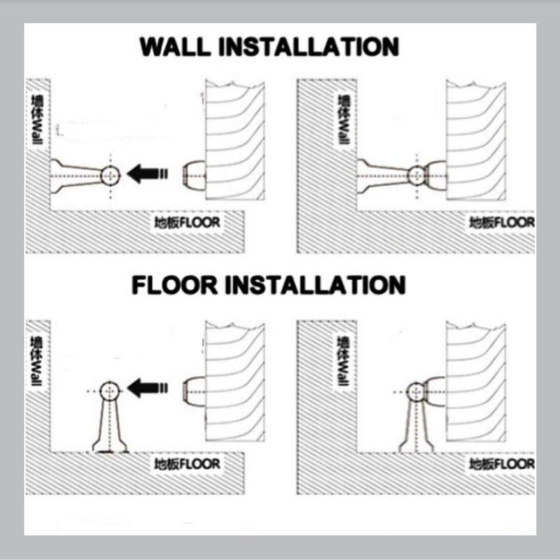 Stop door / magnet pintu Stainlesstel (anti karat) kentaro Japan quality