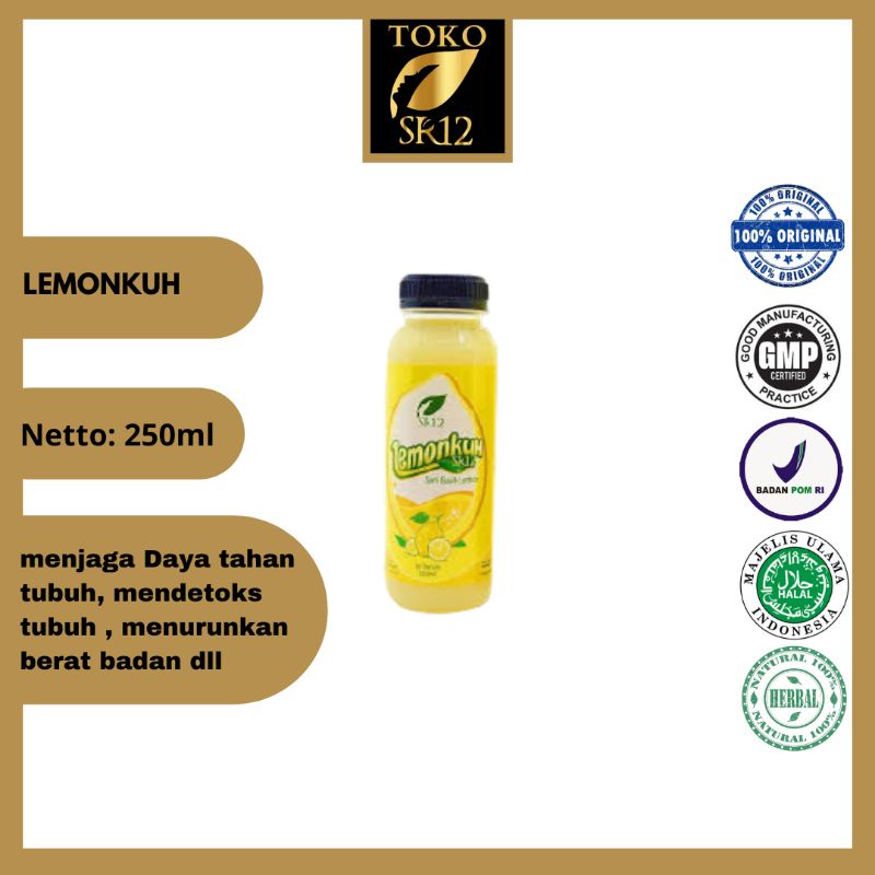 

LEMONKUH SR12 TERBUAT DARI SARI LEMON ASLI DAPAT MENJAGA IMUN DAN MENURUNKAN BERAT BADAN