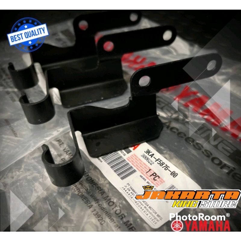 breket kleman holder selang rem depan RX king original