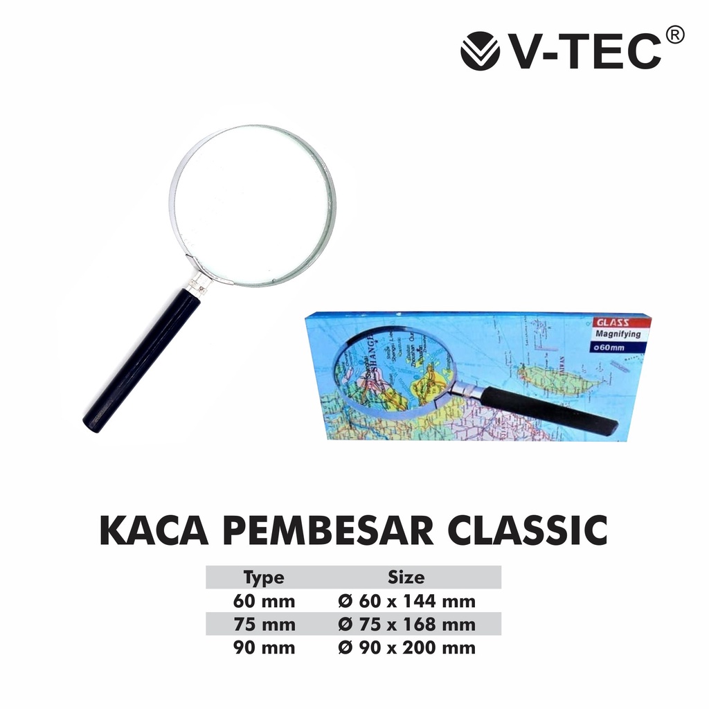 

Kaca Pembesar Classic 75mm