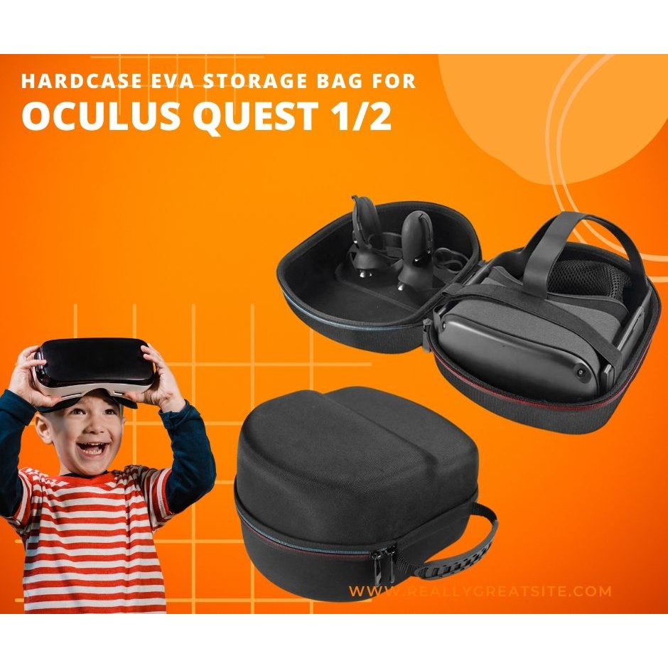 AKN88 - EVA Hard Case Storage for Oculus Quest - Tas Penyimpanan Oculus Quest