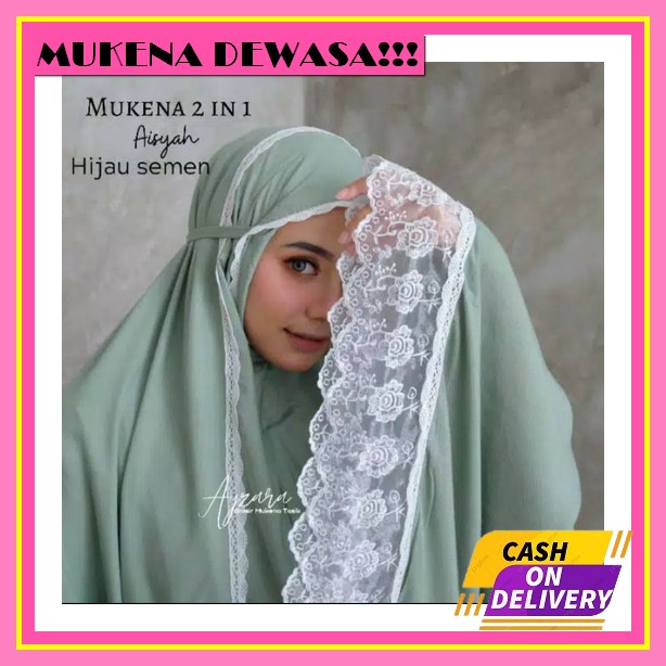 Mukena Dewasa Traveling Bali Bahan Adem Cewek Remaja Premium Cod Lebaran Fashion Motif Terbaru Katun