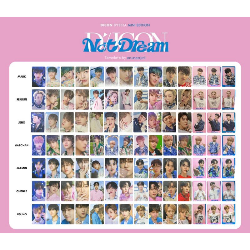 Sharing Official Dicon D'festa 102 Mini Edition NCT DREAM Binder Dicon Renjun