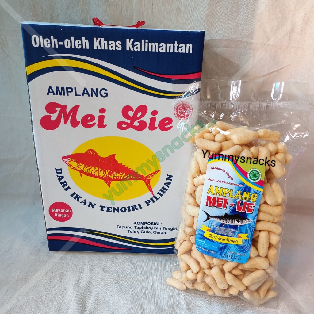 

Cahayadstore (Include Dus Asli Meilie) Amplang Mei Lie, Kuku Macan Meilie, Kerupuk Ikan Tenggiri