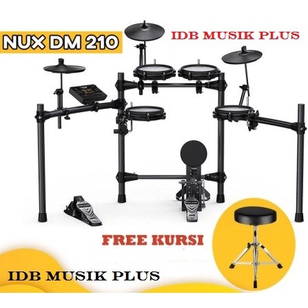 Drum Elektrik NUX DM210  DM 210 +Bangku Drum