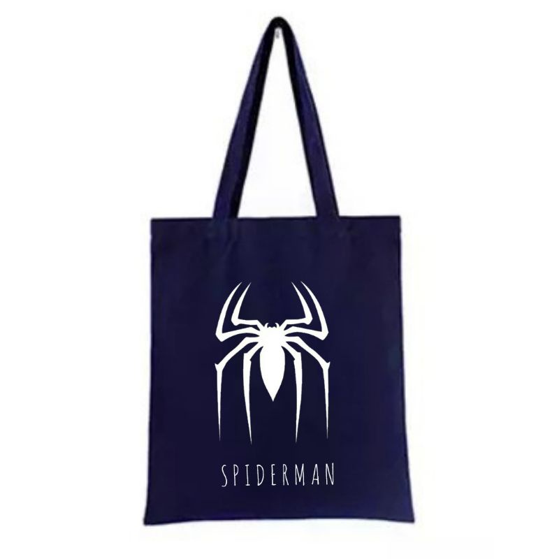 TOTE BAG KANVAS RESLETING SPIDERMAN PRIA WANITA MURAH KANVAS