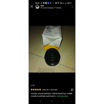 Karet boot cv joint as roda depan LUAR STARLET VIOS LIMO GREAT COROLLA LIVINA EVALIA CALYA SIGRA AYL