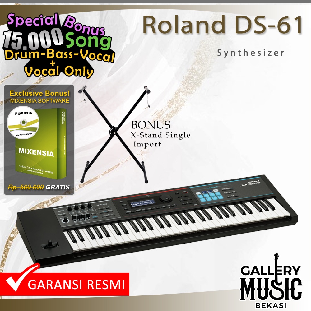 Roland Juno DS 61 Synthesizer Digital Piano / JunoDS 61 / DS61
