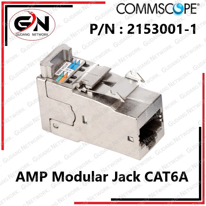 Produk Terbaru Amp Modular Jack Cat6A / Cat.6A Sl Commscope 2153001-1