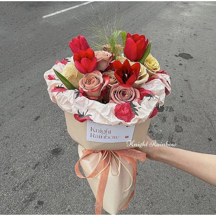 Flower Paper Wrapping Bouquet Kertas Tissue Tisu Florist Buket Bunga KB6238