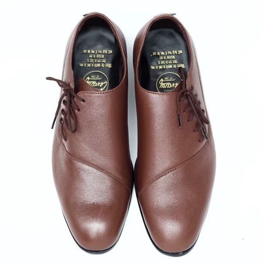 ENOZ X Morris - Sepatu Kulit Pria Pantofel Formal Original Coklat Keren Unik Trendy Murah Gaya Elegant Original