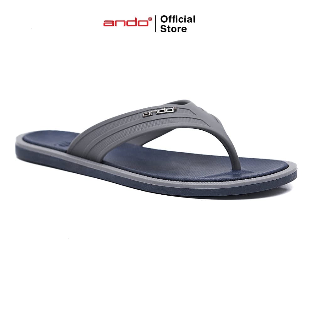 Ando Booster Sandal Jepit Pria Terbaru Distro Premium Nonslip Sendal Cowok Laki Ando Original