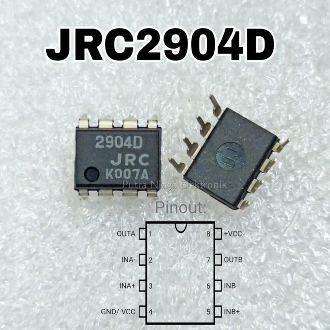 ic JRC2904 Dip 8 Pin / 2904D JRC 2904 putr4n14 Buru Order