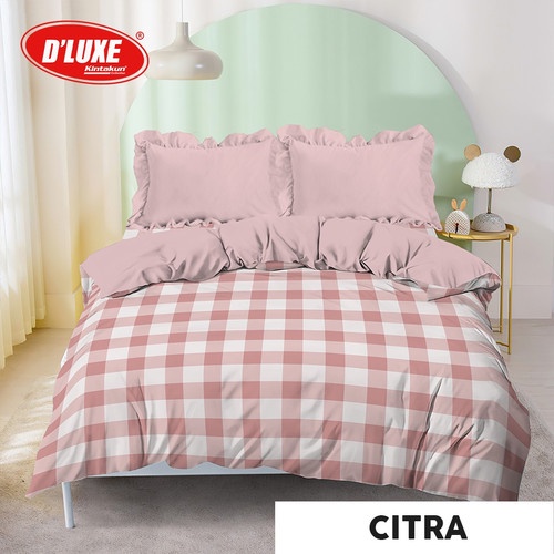 Kintakun Bed Cover 160 Queen Dluxe Flower Edition Microtex 39 cm