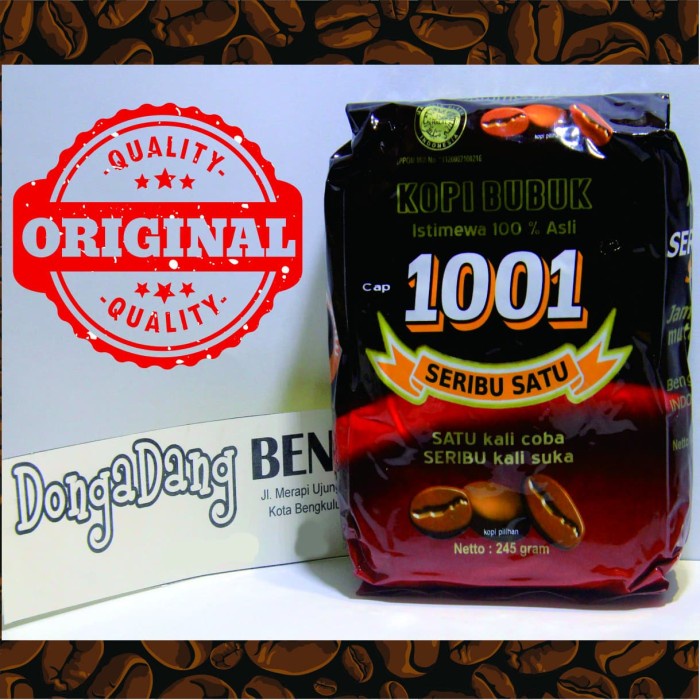 

Terlaris ✨ - KOPI 1001 ROBUSTA BENGKULU Kemasan 250 gram 2.1.23