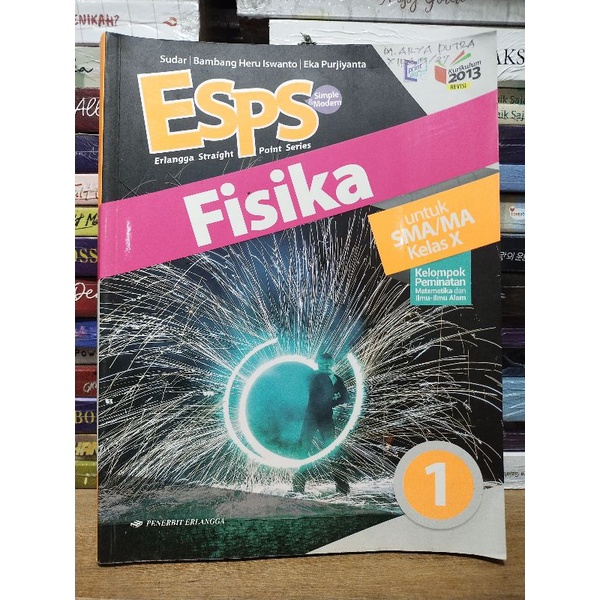 Buku ESPS FISIKA 1 SMA/MA KELAS X ERLANGGA