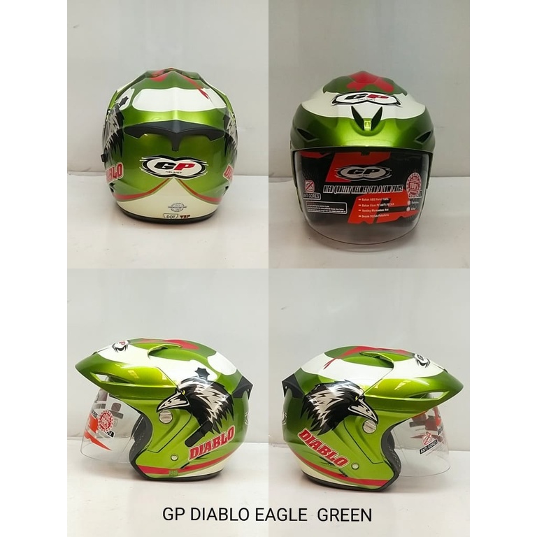 HELMHALF FACE GP DIABLO SIZE L SNI