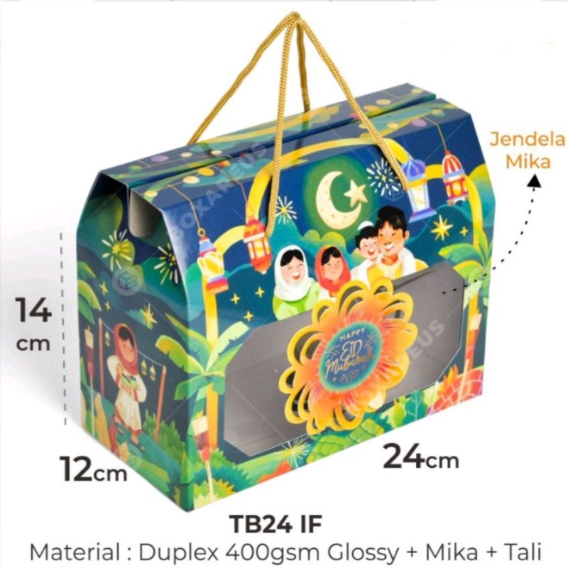 

TB241F Box Hampers lebaran Dus Hampers Box Idul Fitri Box Toples Lebaran Kotak Hampers Toples Kue Lebaran