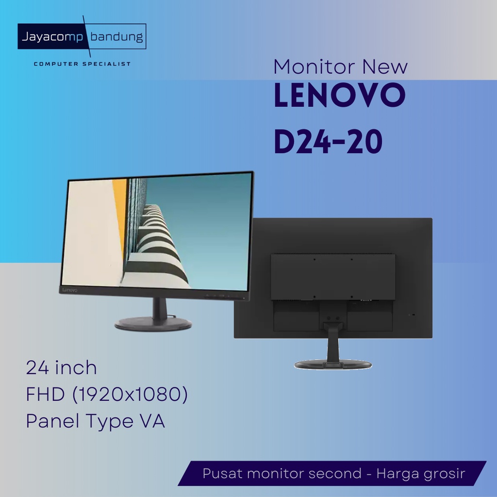 Monitor LED 24 inch Lenovo D24-20 Frameless HDMI - (NEW)