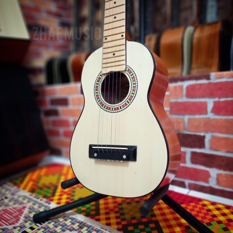 Gitar Akustik Gitarlele Junior Senar 6 (Bonus Pik Gitar)