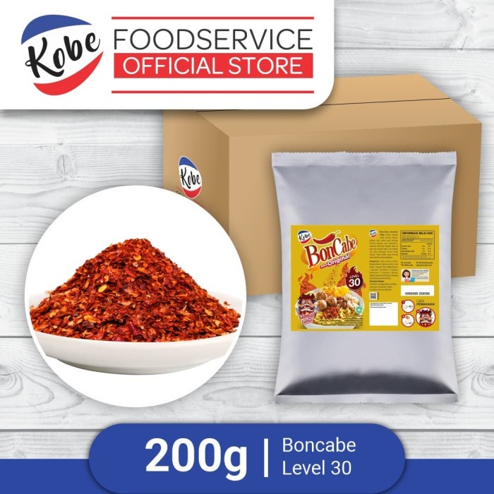 

BonCabe Original Level 30 200gr Sambal Tabur - Kemasan Besar