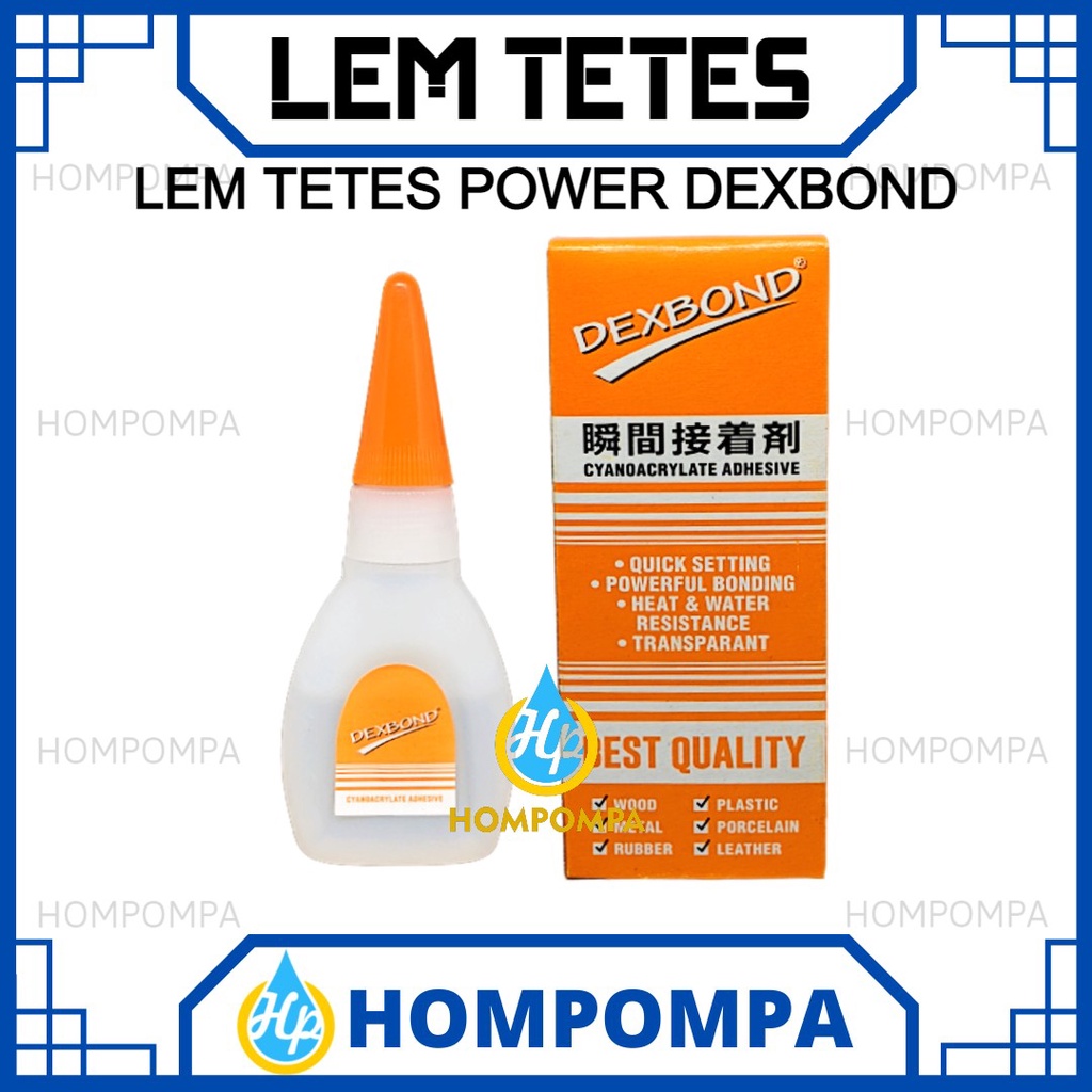 

LEM TETES POWER GLUE DEXBOND - INSTANT GLUE - LEM SETAN CAIR 15ml DEXTONE